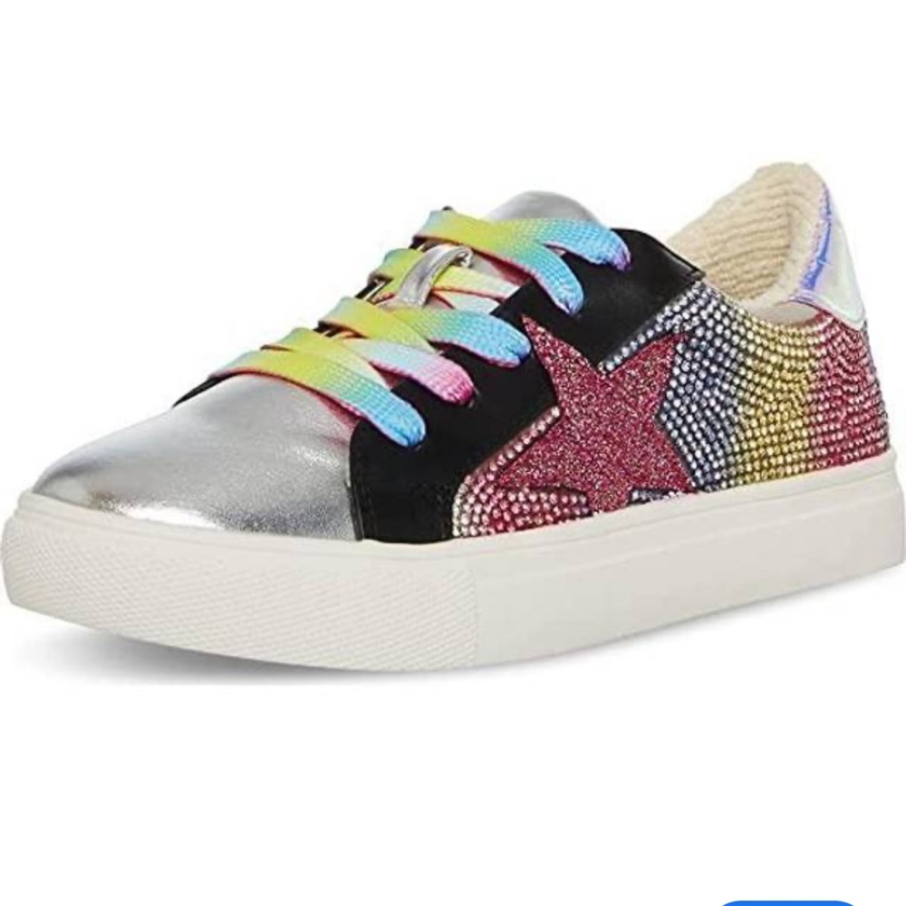 New Steve Madden (REVOLVE) JRezume Ombre Multi Girls Sneakers